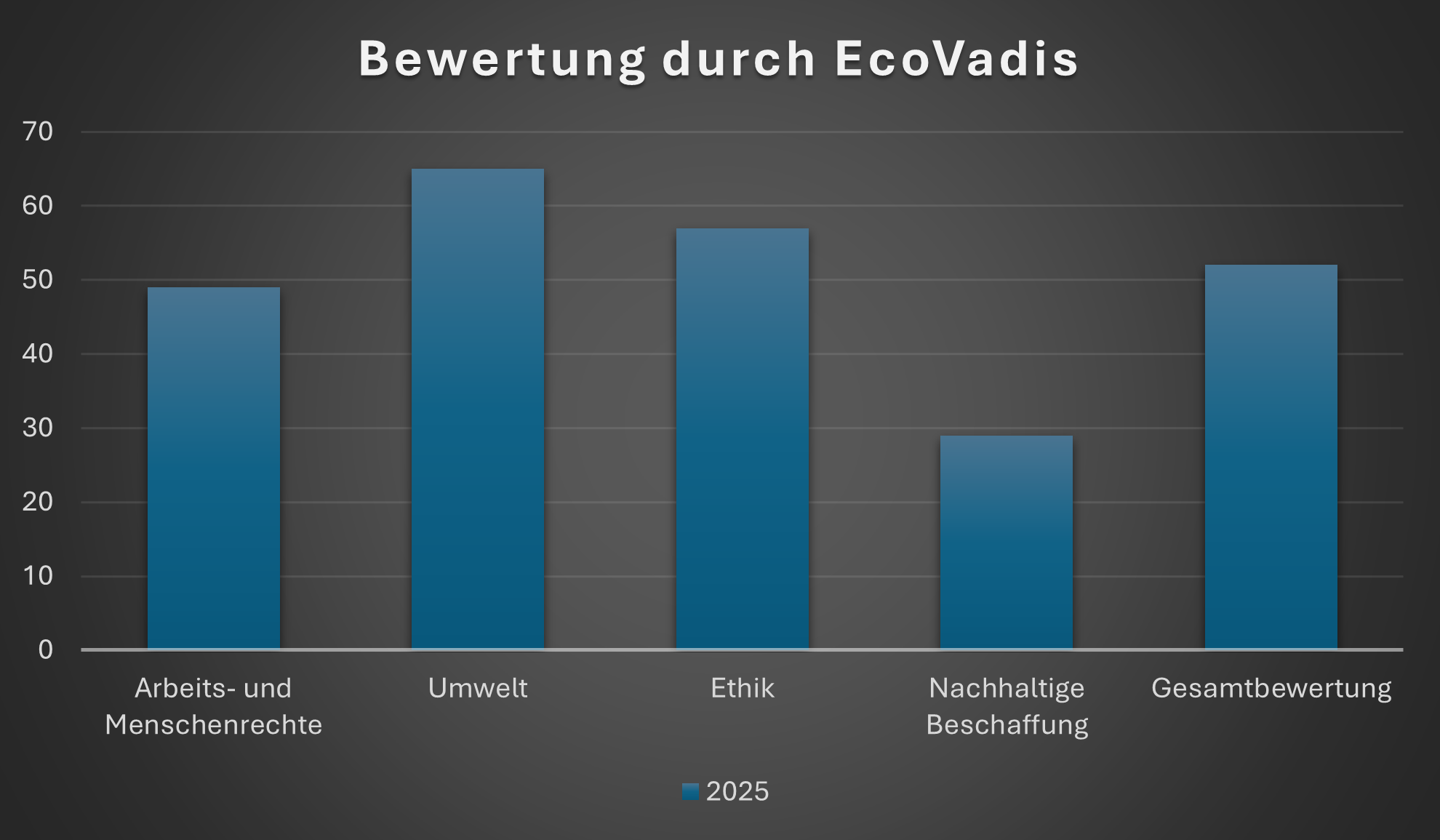 EcoVadis Ranking SLE 2025